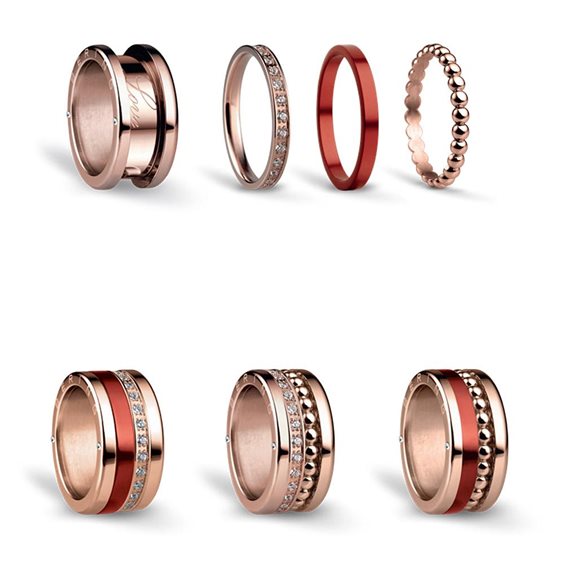 Anneau Bering Femme Red Sailing in Acier RED SAILING-8 - RED SAILING-8